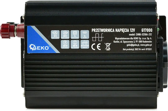 Convertor de tensiune Geko 12v/230v 250/500w