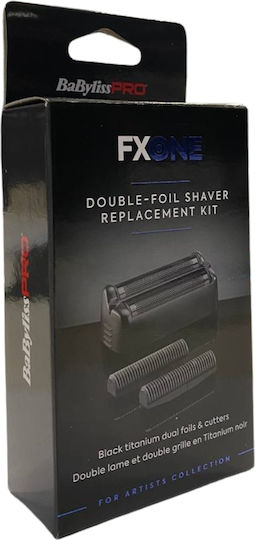 Ανταλλακτικό Πλέγμα & Κοπτικό Babyliss Pro Fx-one Double-foil Shaver Replacement Kit Black Fx79rf2mbe