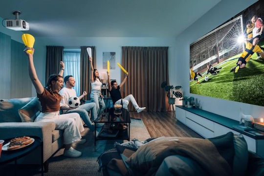 Viewsonic LX700-4K LX700-4K 3D Projektor DLP 4K Ultra HD Laser mit Eingebauten Lautsprechern Weiß