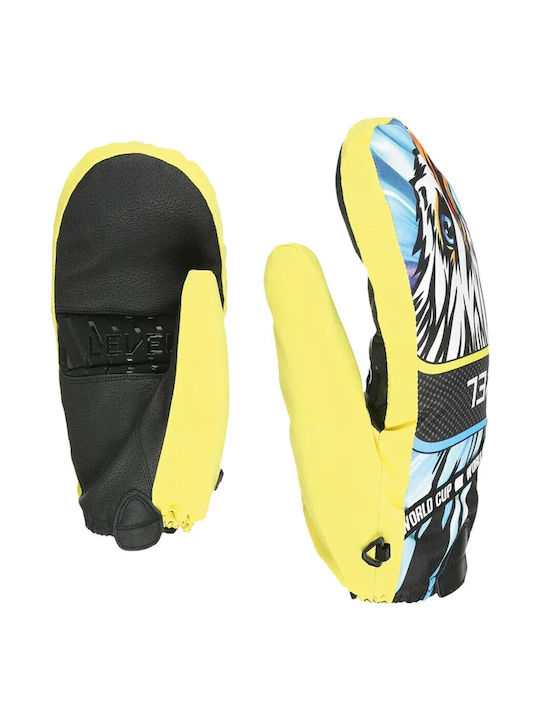 Level Mănuși Pentru bărbați Mănuși de schi și snowboard Galbene