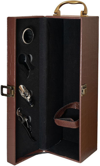 Iliadis Bottle Case Brown 13x39x13cm.