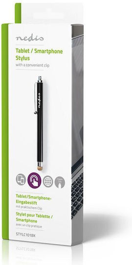 Nedis Stylus With Copper Cloth Tip σε Μαύρο χρώμα STYLC101BK