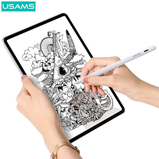 Usams ZB223 Стилус Пен за Apple iPad White ZB223DRB01