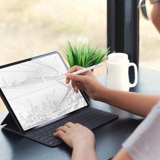 Hoco GM103 Стилус Пен за iPad в Бял цвят