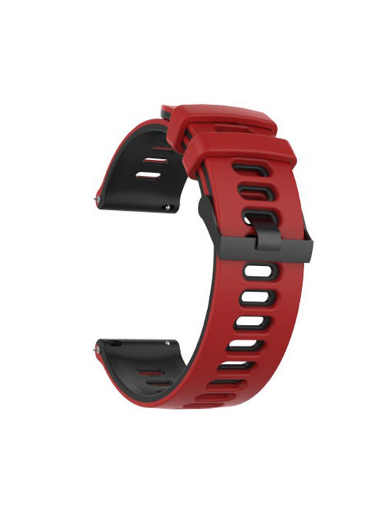 Dual Color Λουράκι Σιλικόνης Xiaomi Redmi Watch 5 Active Xiaomi Redmi Watch 5 Lite 48mm Red Black Dual Color Λουράκι Σιλικόνης Xiaomi Redmi Watch 5 Active Xiaomi Redmi Watch 5 Lite 48mm Red Black