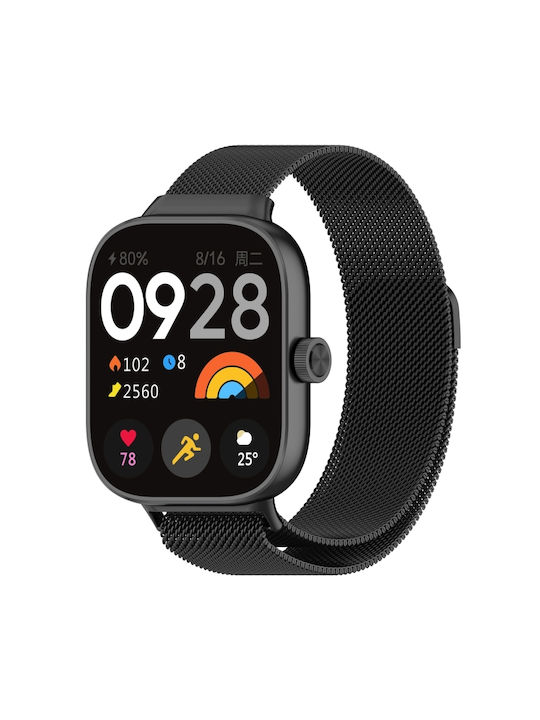 Schimbător Strap Negru (Redmi Watch 4 / Redmi Watch 5)