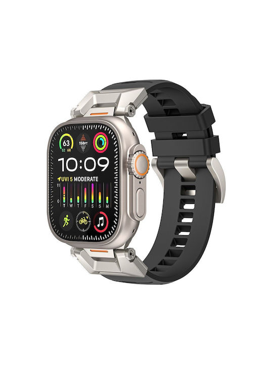 Wiwu Каишка Черен (Apple Watch 44/45/46mm/Ultra 49mm)