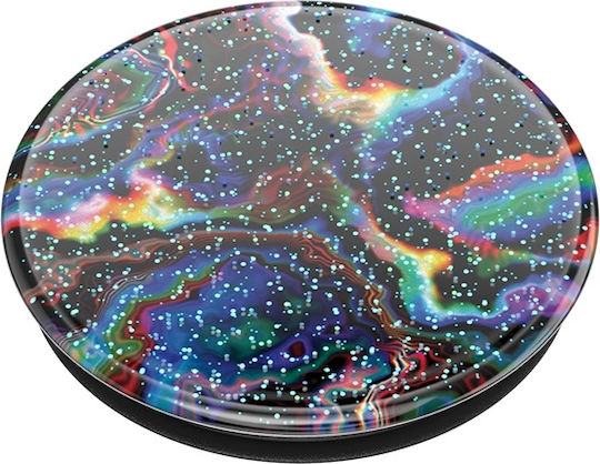 PopSockets PopGrip Κινητού Glitter Rainbow Void