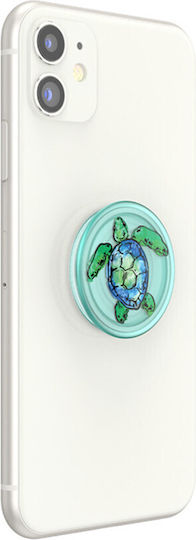 PopSockets PopGrip Κινητού PlantCore Translucent Tortuga