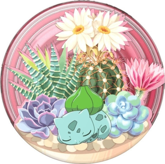 Popsockets Popgrip Expandable Base Grip A Replaceable Top Smartphones Tablets Pokémon Bulbasaur Terrarium
