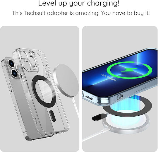 Techsuit MagSafe-Ring MPR5 mit Ausrichtungsführung Blau