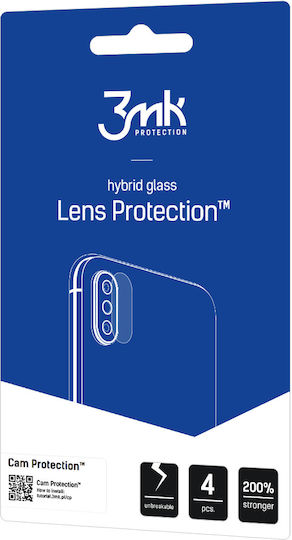 3MK 4τμχ Προστασία Κάμερας Tempered Glass Διάφανο για το Xiaomi 12T / 12T Pro