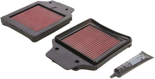 K&N Motorcycle Air Filter for Kawasaki Ninja ZX - 12 R 2000-2006 KN-KA1299-1