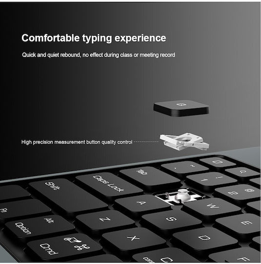 Nillkin Bumper Flip Cover με Πληκτρολόγιο Μαύρη (iPad 2022 10.9'')
