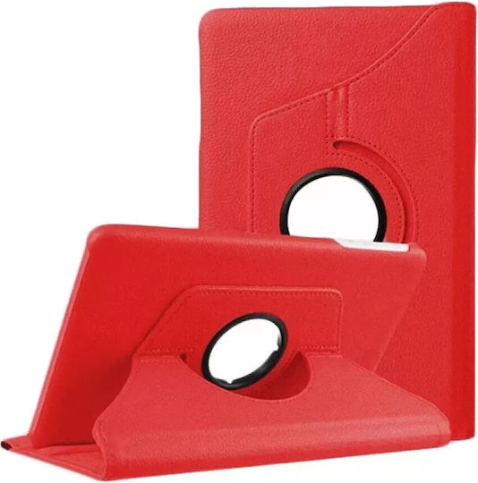 Rotating 360 Stand Tablet Case Pen Socket Lenovo M10 Plus 3rd Gen 10.6 Red