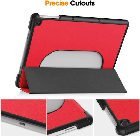 Techsuit FoldPro Flip Cover Κόκκινη (Universal 11")