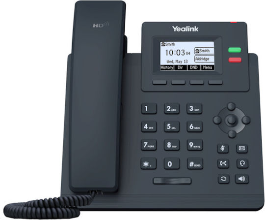 Yealink SIP- T31W Wired IP Phone with 2 Lines Black