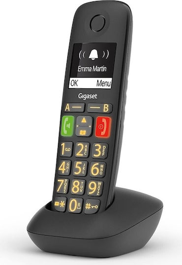 Gigaset E290HX Безжичен Телефон IP Черно