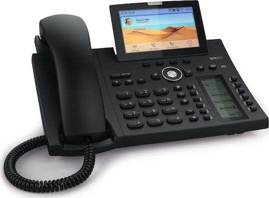 Snom D375 Ενσύρματο Τηλέφωνο IP 12 γραμμών Μαύρο