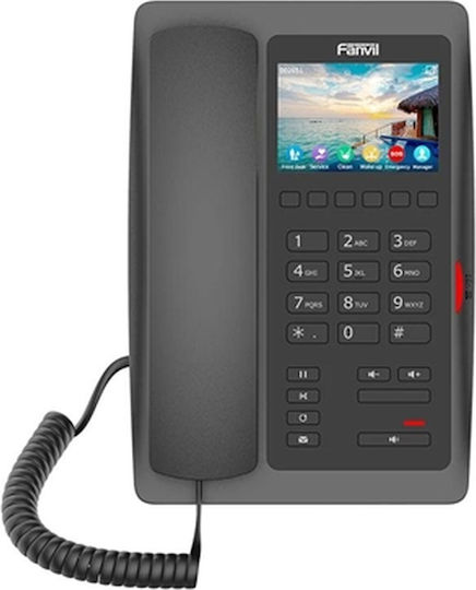 Fanvil H5 Hotel Wired IP Phone Black