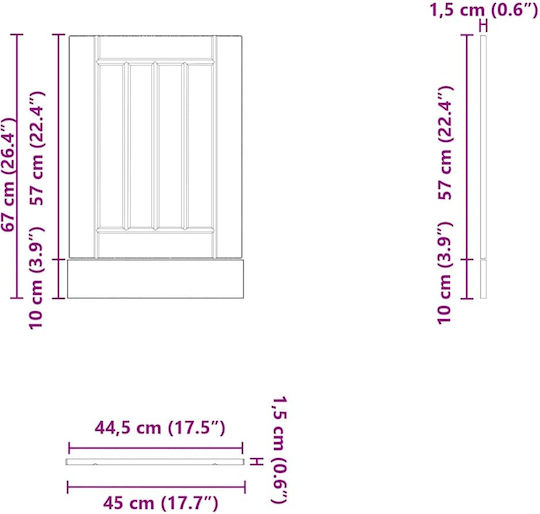vidaXL Dishwasher Front page Dishwasher 8721158422392