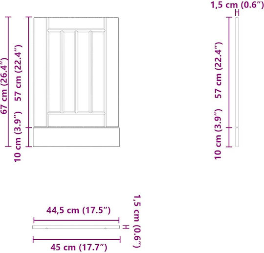 vidaXL Dishwasher Front page Dishwasher 8721158422415
