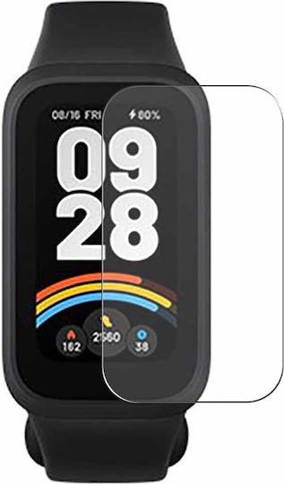 2x Erbord Sticlă Temperată Xiaomi Smart Band 9 Cadru de Instalare Activă