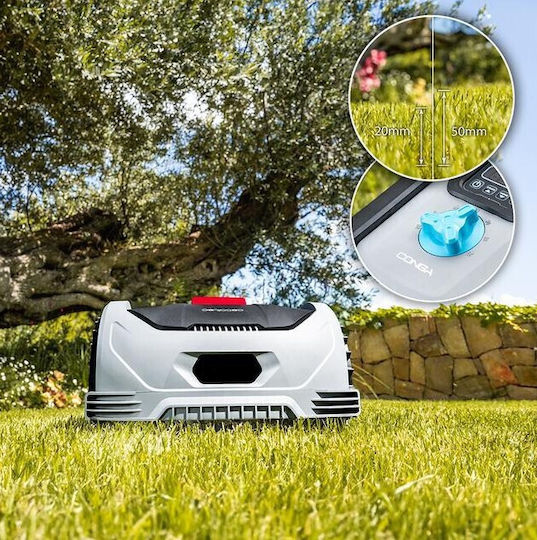 Cecotec Conga Grasshopper 500 Ρομποτική Μηχανή Γκαζόν 2Ah / 20V