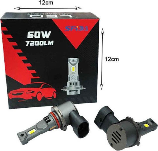 Auto Gs Лампи Автомобила HB4-9006 LED Бял 60W 2бр