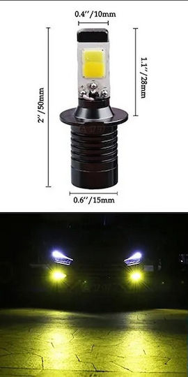 Lamps Car H11 LED Yellow 12V 30W 1pcs