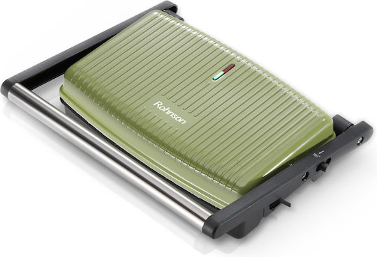 Rohnson Nostalgia Τοστιέρα για 2 Τοστ 1500W Πράσινη
