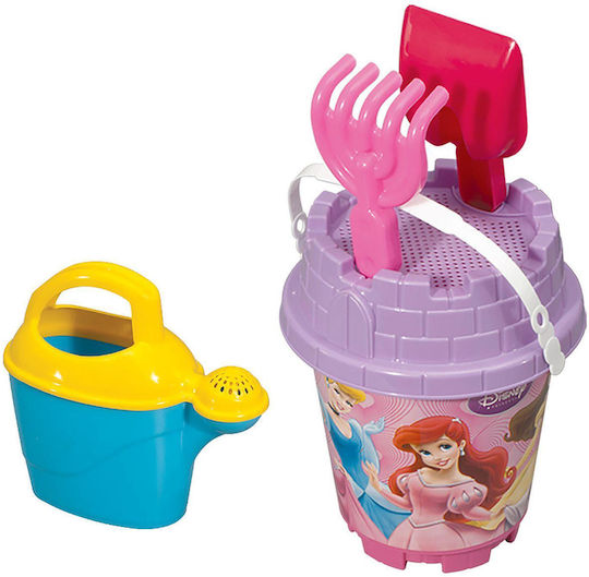 John Disney Princess Σετ Κουβαδάκι Παραλίας με Αξεσουάρ από Πλαστικό 5τμχ (Διάφορα Χρώματα)