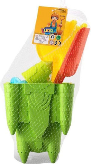 443666 Κουβαδακι Παραλιας Καστρο Σετ 7τεμ 15x16x32cm 2χρ Luna