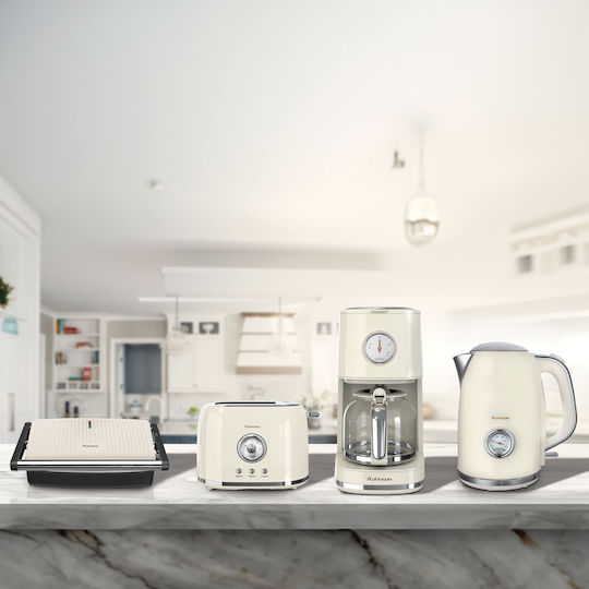 Rohnson Nostalgia Kettle 1.7lt 2200W Beige