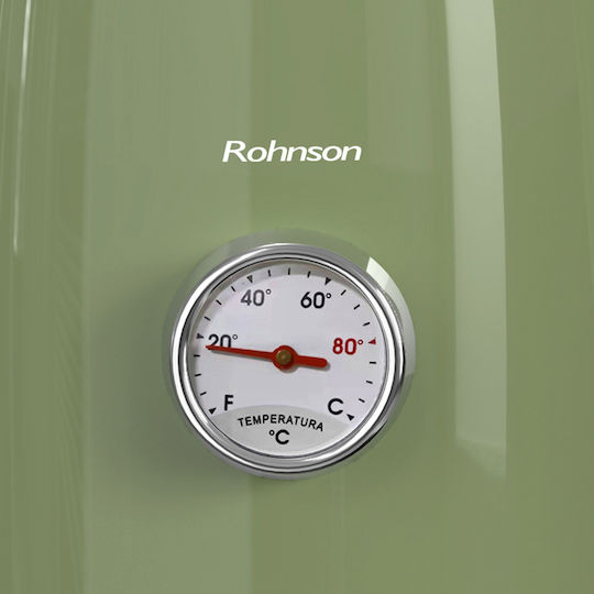 Rohnson Nostalgia Електрическа Кана 1.7l 2200W Зелена