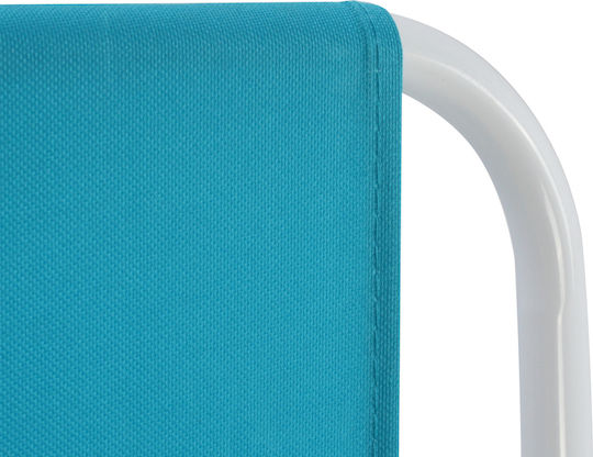 HomeMarkt Deval Stuhl Strand Türkis 56x61x84cm.