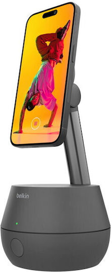 Belkin Auto-tracking-stand Pro Βάση Κινητού Με Ανιχνευτή Κίνησης σε Μαύρο χρώμα