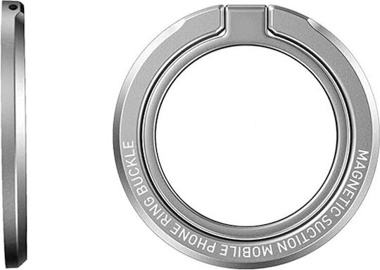 Techsuit Magsafe Phone Ring Mpr3 Round Shape Aluminium Alloy 3m Silver