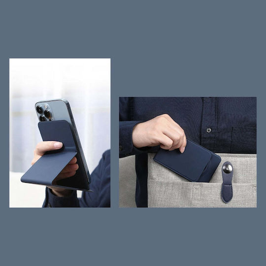 Nillkin Magnetic Stand Snapbase Silicone Βάση Γραφείου για Κινητό σε Μπλε χρώμα