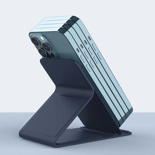 Nillkin Magnetic Stand Snapbase Silicone Βάση Γραφείου για Κινητό σε Μπλε χρώμα