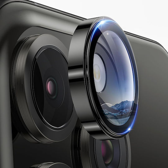 Lito Camera Protection Tempered Glass Black for the iPhone 16 Pro, iPhone 16 Pro Max