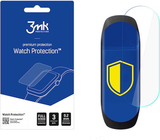 3MK Curved Arc Защитен екран за Mi Band 3/Mi Smart Band 4 - Ми Банд 3/Ми Смарт Банд 4 3бр
