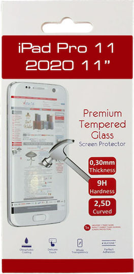 Volte-Tel 9H 2.5D 0.3mm Full Glue Tempered Glass (iPad Pro 2020/2021/2022 11”) 8275012