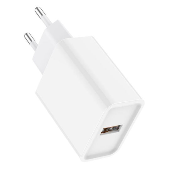 iNOS USB-A Charger with Lightning Cable 18W White