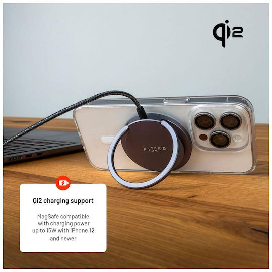 Fixed Φορτιστής Magsafe 15W Γκρι (MagPad)