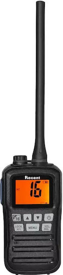 Recent RS-25M Безжичен Трансивър VHF Marine 3W с Монохромен Екран В Черен Цвят