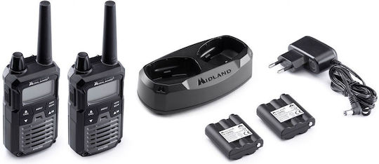 Midland XT70 Pro Funkgerät PMR 0.5W mit Monochromdisplay Set 2Stück