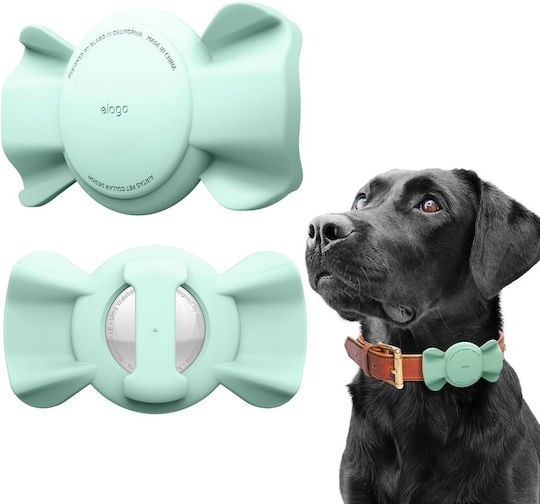 Elago Ribbon Pet Collar Case Θήκη Premium Σιλικόνης Apple Airtag Κολάρο Κατοικιδίων Mint Eat-ribbon-pet-mt Eat-ribbon-pet-mt
