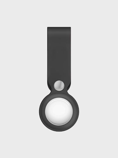 Uniq Vencer Калъф За Ключодържател От Силикон За AirTag В Черен Цвят