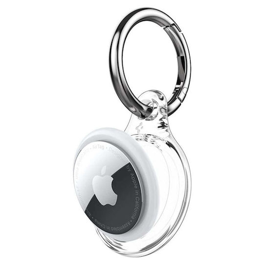 Spigen Ultra Hybrid Θήκη Μπρελόκ Σιλικόνης για AirTag Crystal Clear